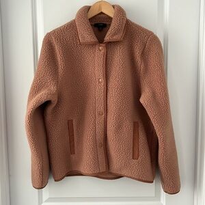 J. Crew Polartec Fleece Snap-Front Jacket, Women's size S